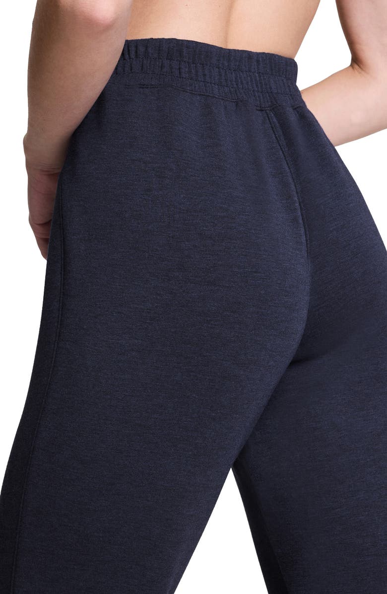 SPANX<sup>®</sup> Brushed AirEssentials<sup>®</sup> Flare Leg Pants, Alternate, color, Heather Timeless Navy
