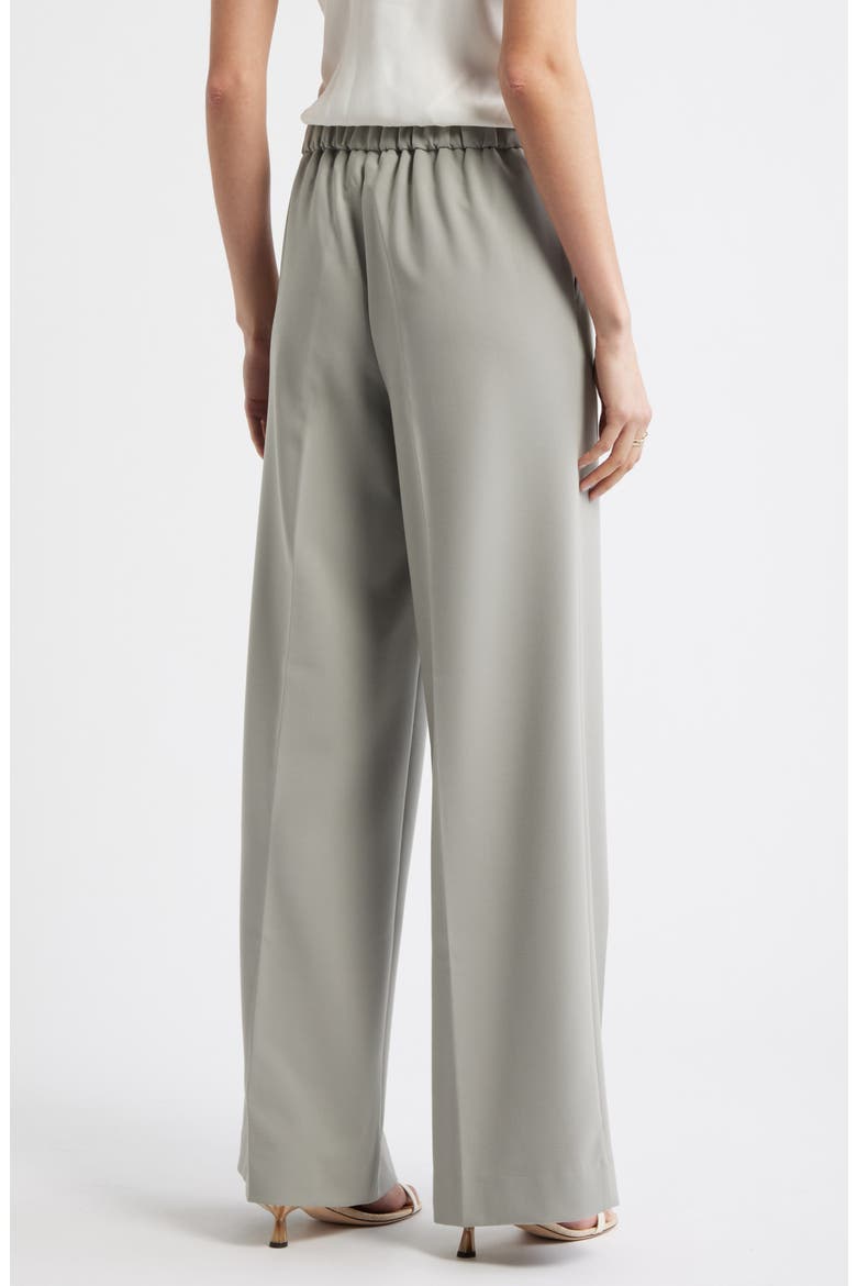 The Lennox Wide Leg Trousers, Alternate, color, GREEN CHAPARRAL
