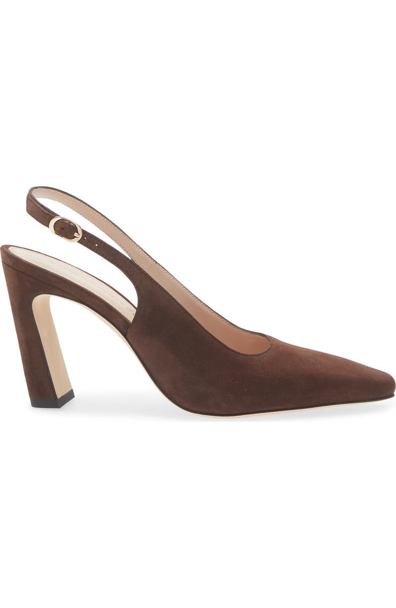 Stuart Weitzman Stassi Slingback Pump, Alternate, color, Walnut