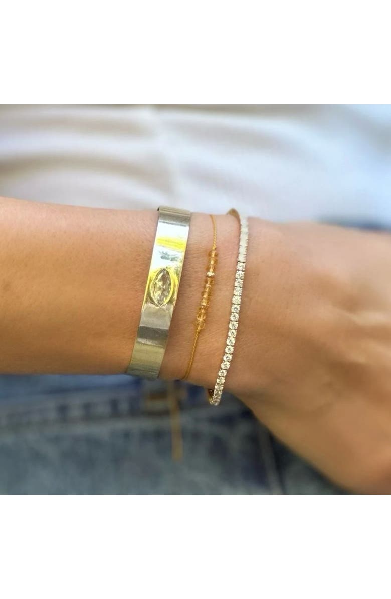 C. GRASSI The Energy Project Bracelet - Prosperity With Citrine & Solid 14K Gold Bead, Alternate, color, Yellow