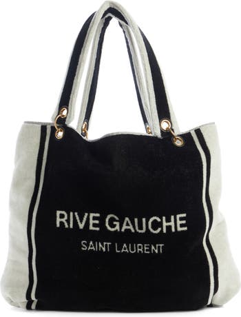 Saint Laurent Rive Gauche Noe Terrycloth Towel Tote Nordstrom