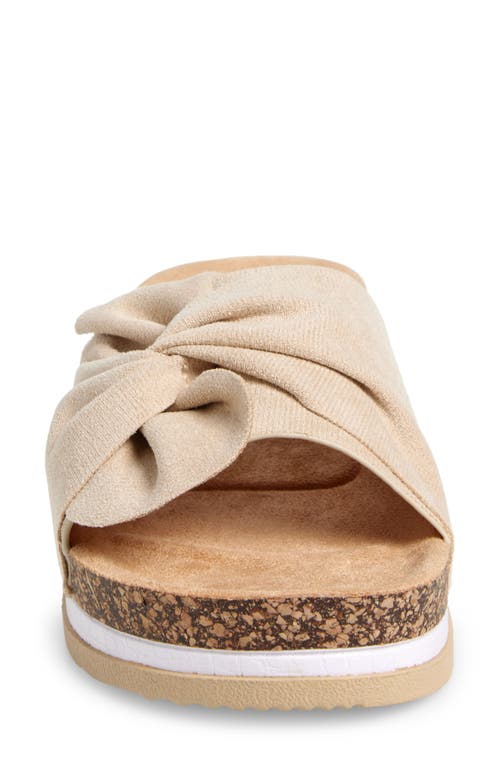 Extreme By Eddie Marc Knot Platform Slide Sandal