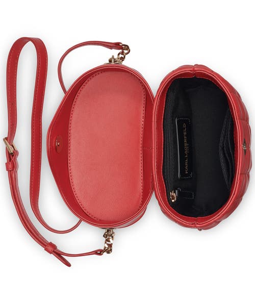 Karl Lagerfeld Paris Lafayette Crossbody In Red