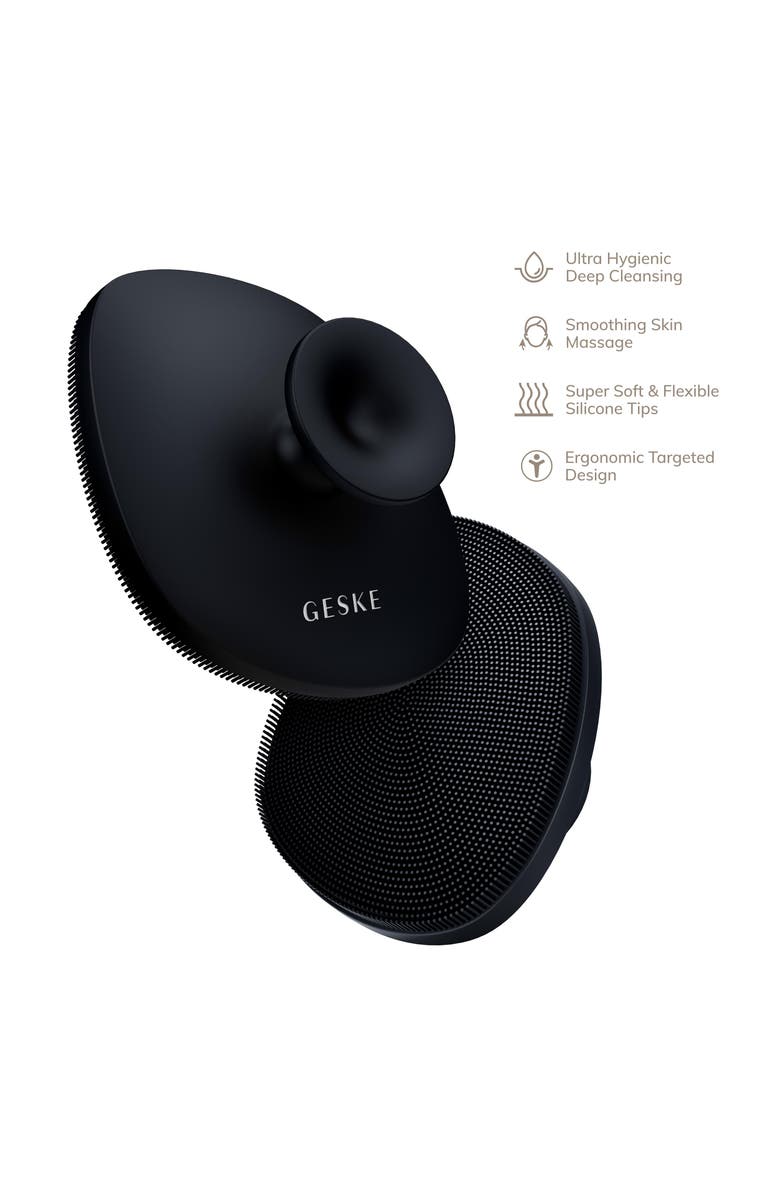 GESKE SmartAppGuided Body Brush | 4 in 1, Alternate, color, Black