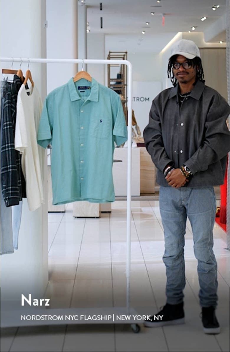 Linen & Cotton Camp Shirt, sales video thumbnail