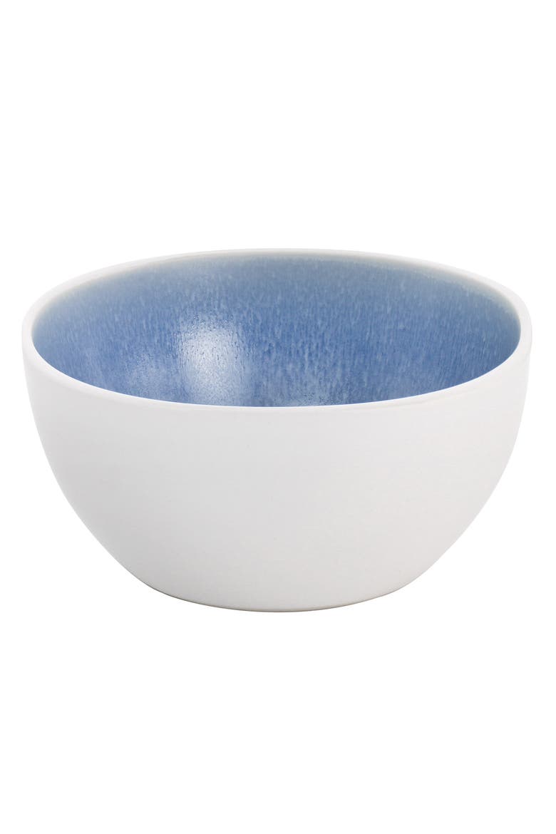 16 Piece Reactive Glaze Stoneware Dinnerware Set, Alternate, color, White