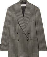 Dries Van Noten Bliss Stripe Double Breasted Blazer