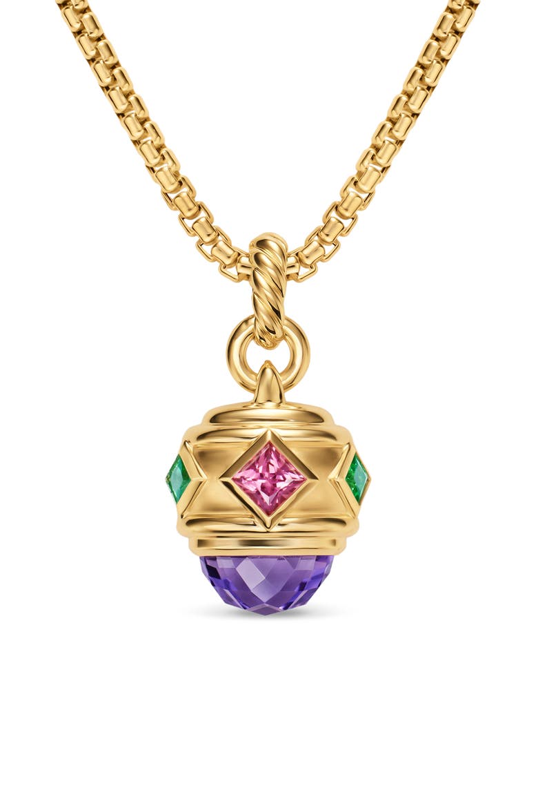 Renaissance Amulet in 18K Yellow Gold, 29mm, Alternate, color, GOLD