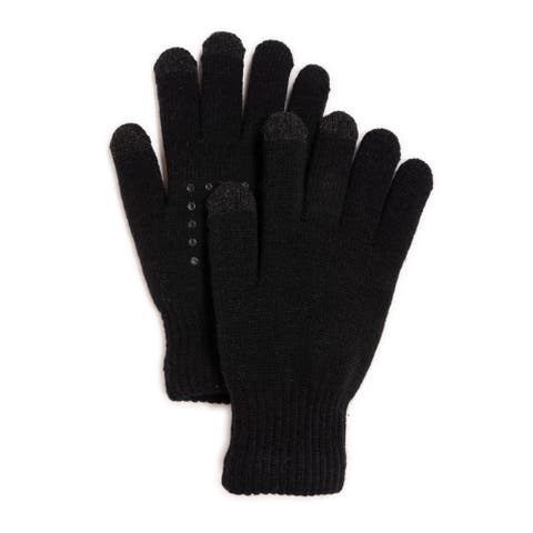 Women's Double Layer Knit Touchscreen Gloves