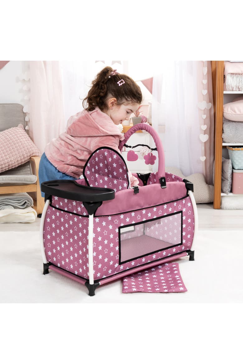 Doll Multi-Bed Care Center Fits 18" Dolls, Ages 3+, Alternate, color, Multicolored