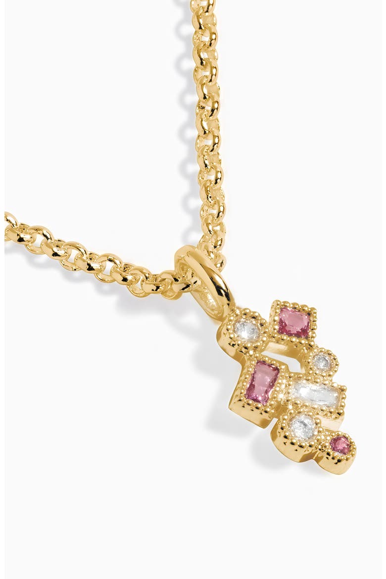 A Little 'Happiest Of Birthdays' Necklace In Gold-Tone Plating, Alternate, color, Metallic Gold