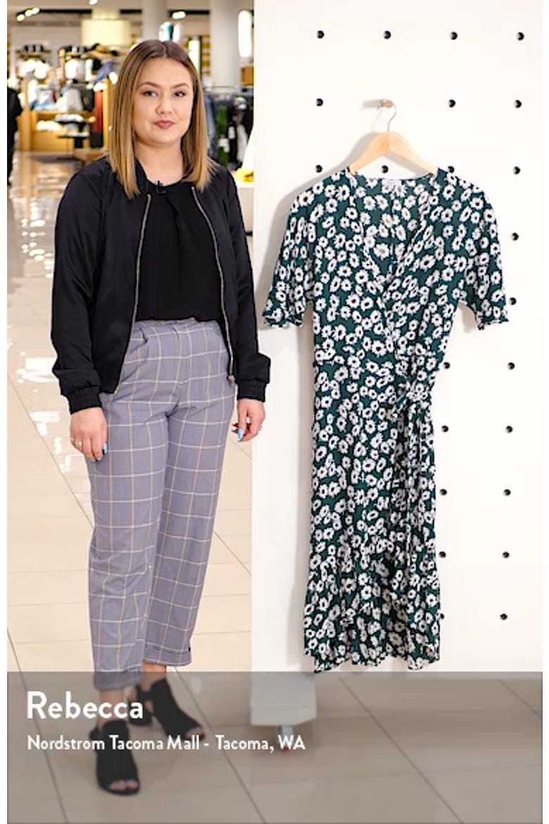 Florence Daisy Print Wrap Dress video