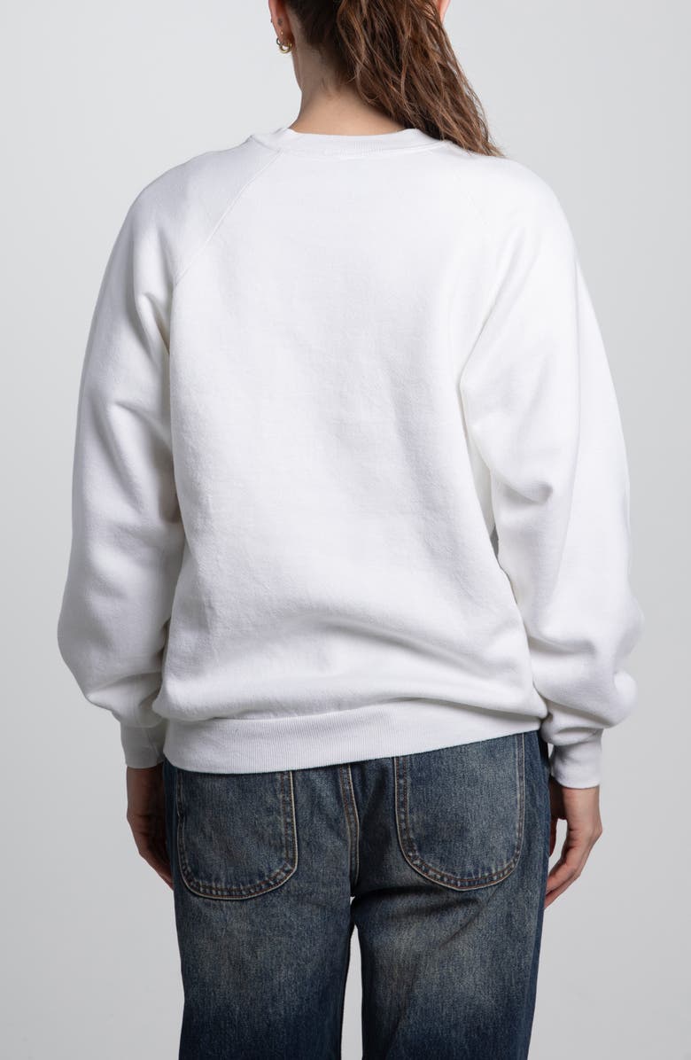 Elwood Vintage '91 Cornell Raiders Sweatshirt, Alternate, color, White