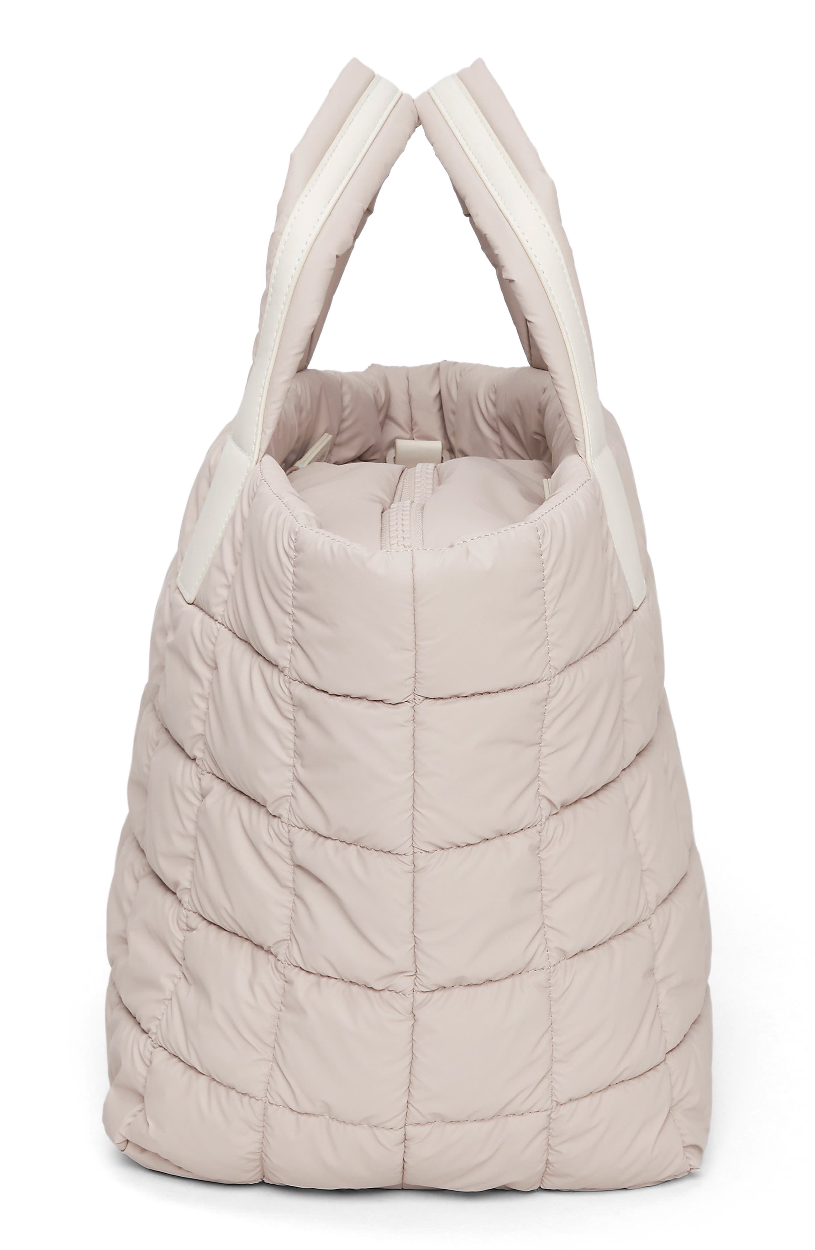 VeeCollective Porter Basque Recycled Nylon Tote, Alternate, color, Soft Taupe