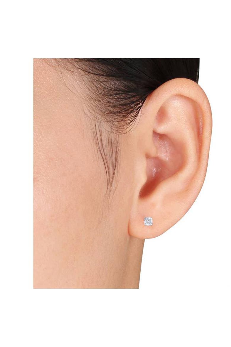 1/2Ct TW Diamond Studs in 14k or Gold Lab Grown, Alternate, color, 14k White Gold