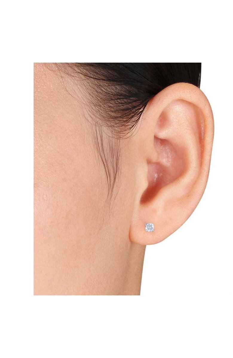 Bliss Diamond 3/8Ct Lab Grown Diamond Studs 14k Gold, Alternate, color, 14K White Gold