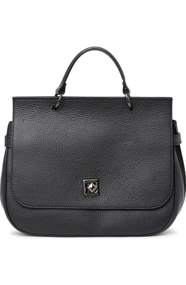 RENATA CORSI Leather Satchel Bag, Main, color,