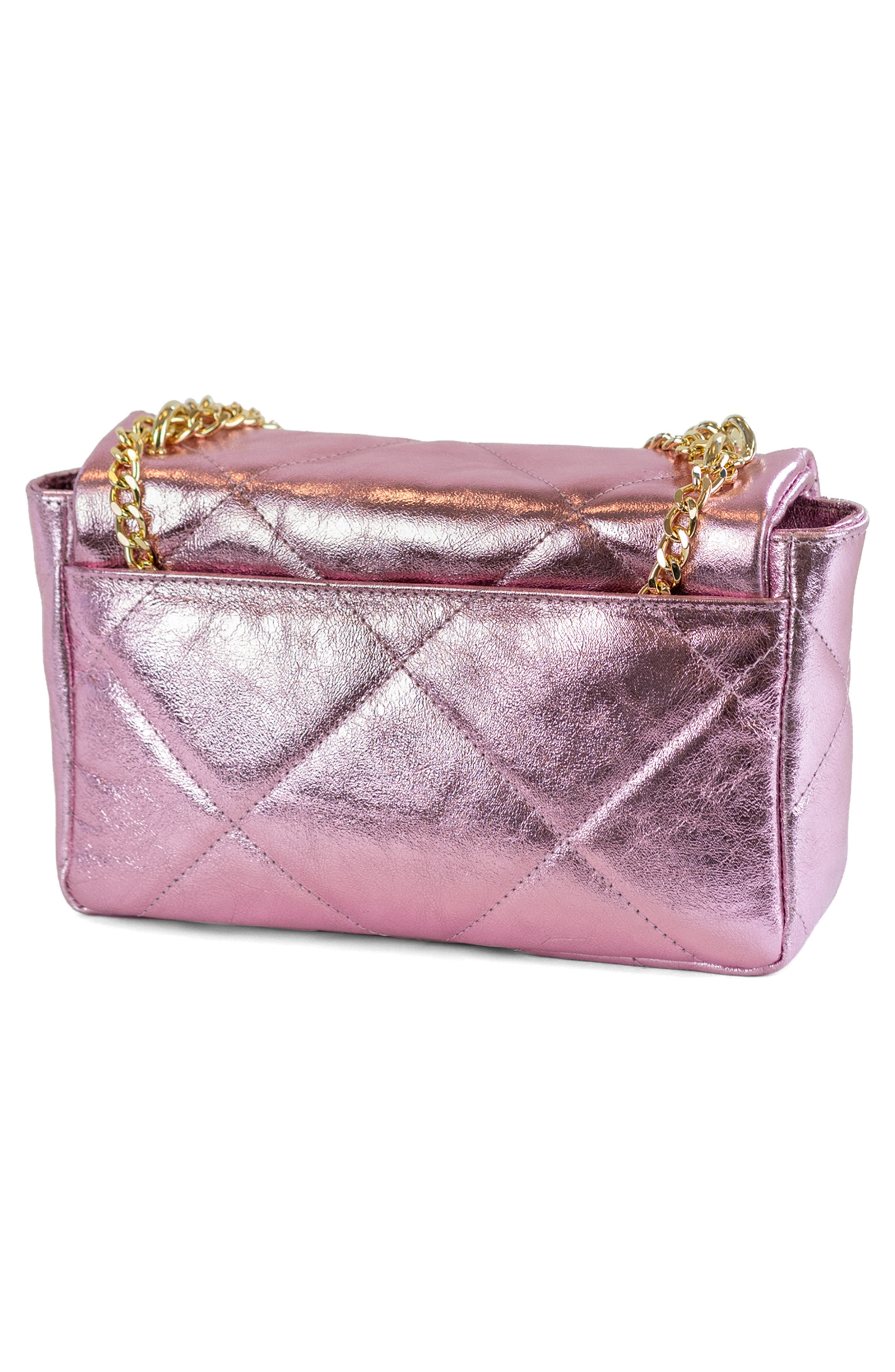 Persaman New York Metallic Quilted Bag, Alternate, color, 