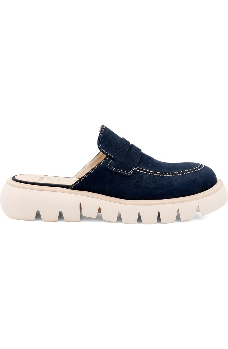 Amalfi by Rangoni Rapido Lug Sole Penny Loafer, Alternate, color, Navy Long Beach