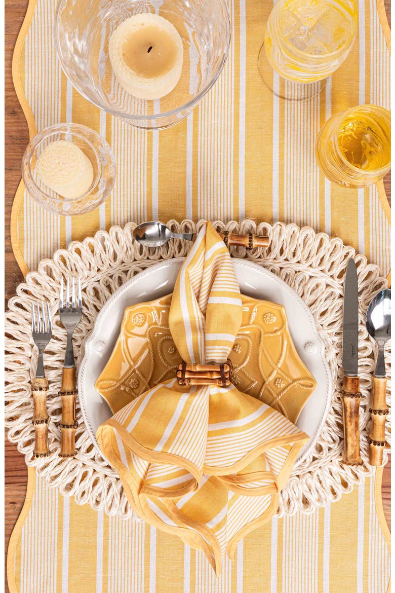 Cabana Table Runner, Alternate, color, SUNSHINE