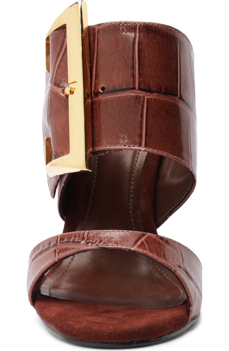 Schutz Beatrix Slide Sandal, Alternate, color, Root Brown