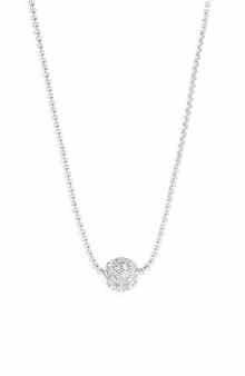 NORDSTROM RACK Pavé Ball Pendant Necklace