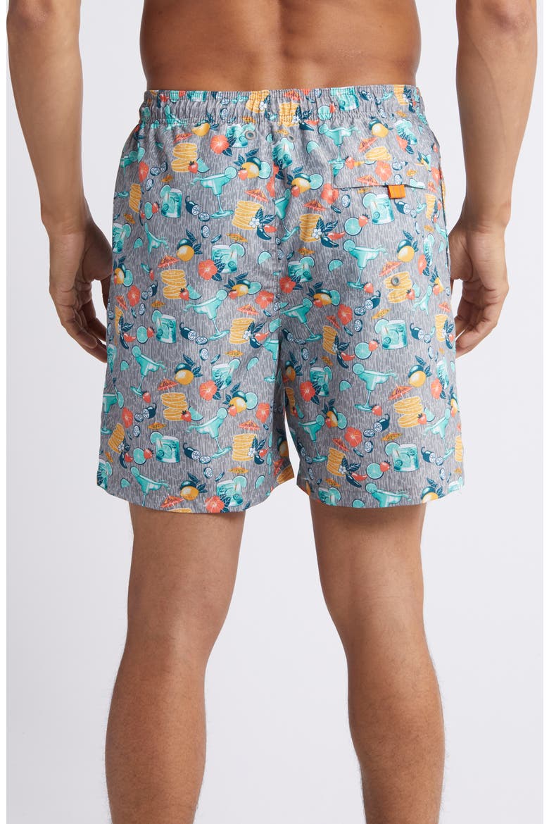 Naples Tales of a Cocktail Swim Trunks, Alternate, color, CONCRETE GREY