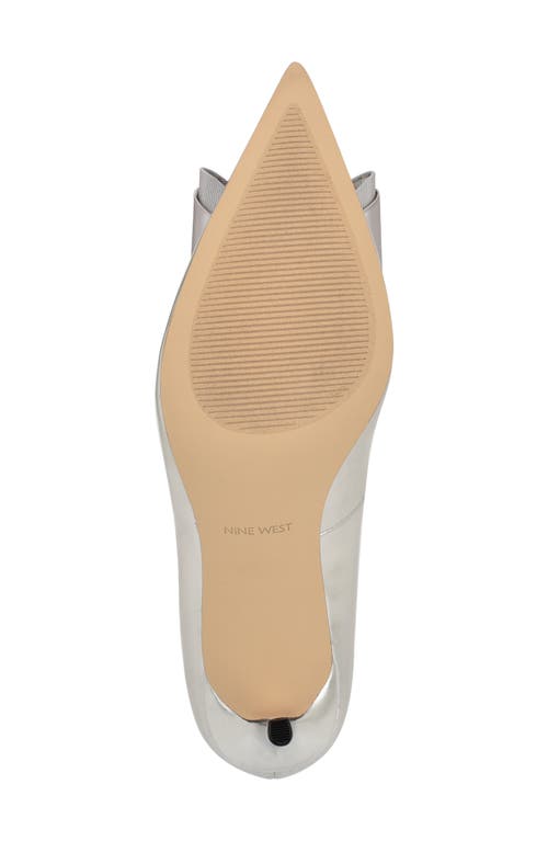 Nine West Ceryn Pointed Toe Pump In Silver