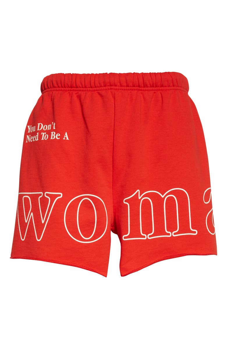 THE MAYFAIR GROUP Woman Support Cotton Shorts, Alternate, color, Red