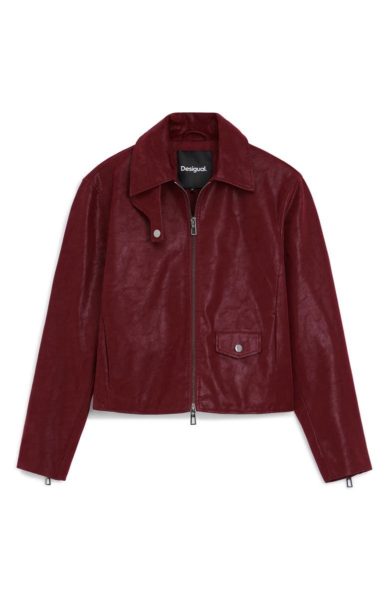 Desigual Lido Faux Leather Jacket, Alternate, color,