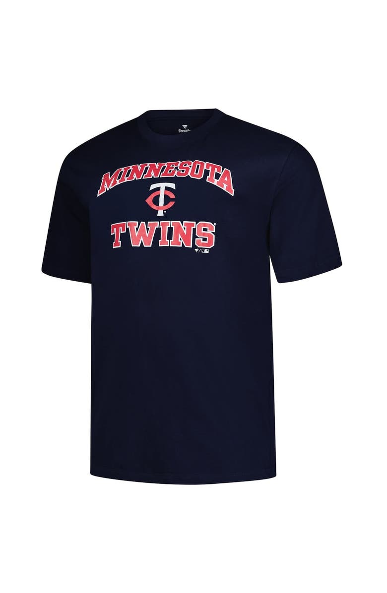 PROFILE Men's Profile Navy Minnesota Twins Big & Tall Heart & Soul T-Shirt, Alternate, color, Navy