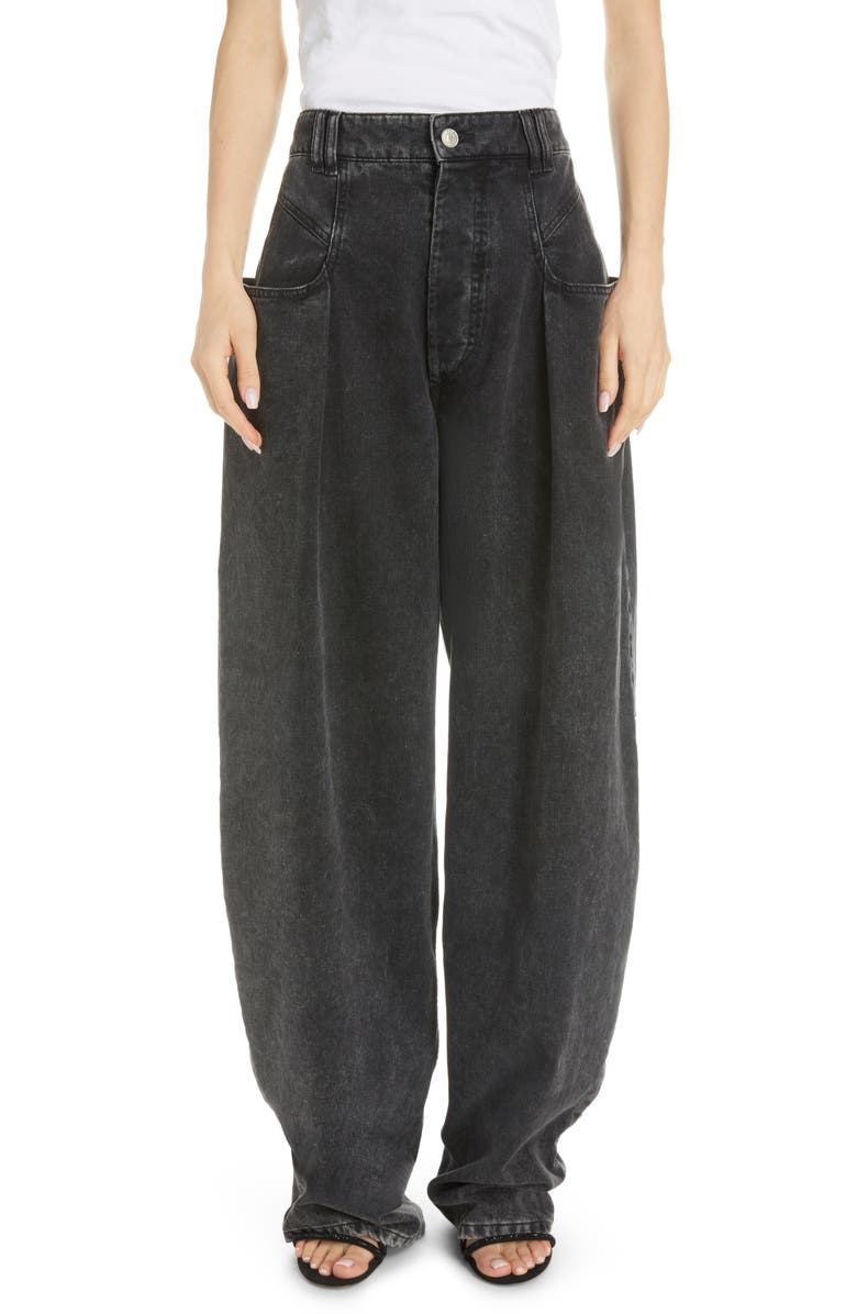 Isabel Marant Vetea Wide Leg Baggy Nonstretch Jeans, Main, color, 