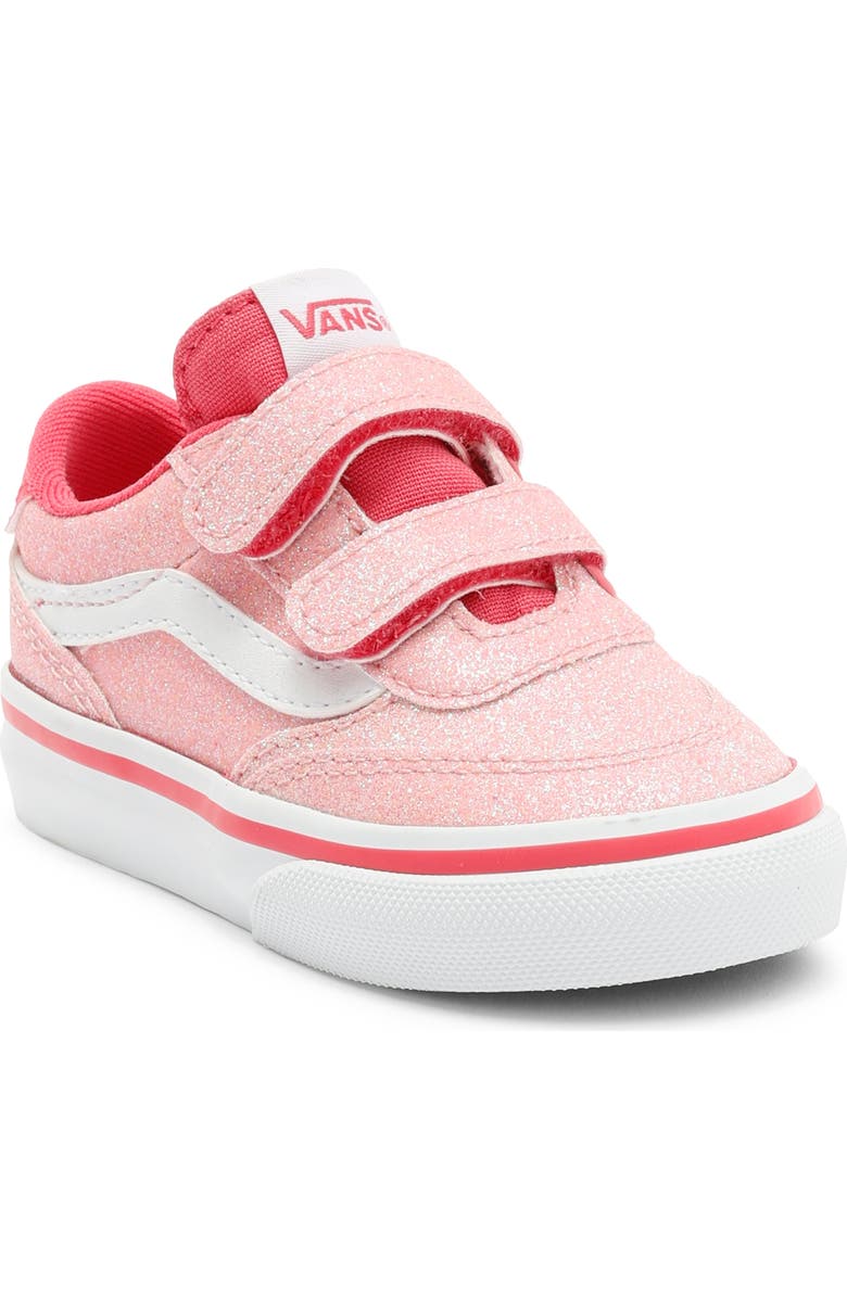 Vans Kids' Brooklyn Sneaker, Main, color, Glitter Candied Pink