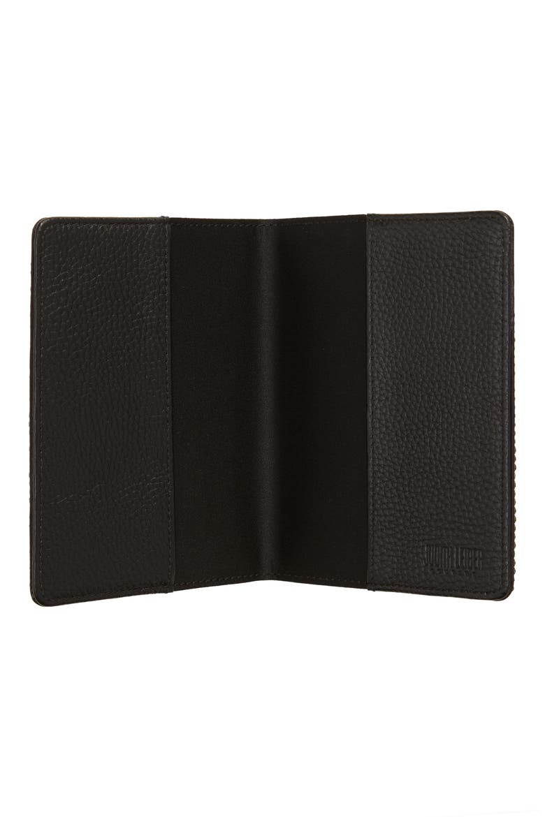 Traveler Crystal Beaded Passport Holder, Alternate, color, JET