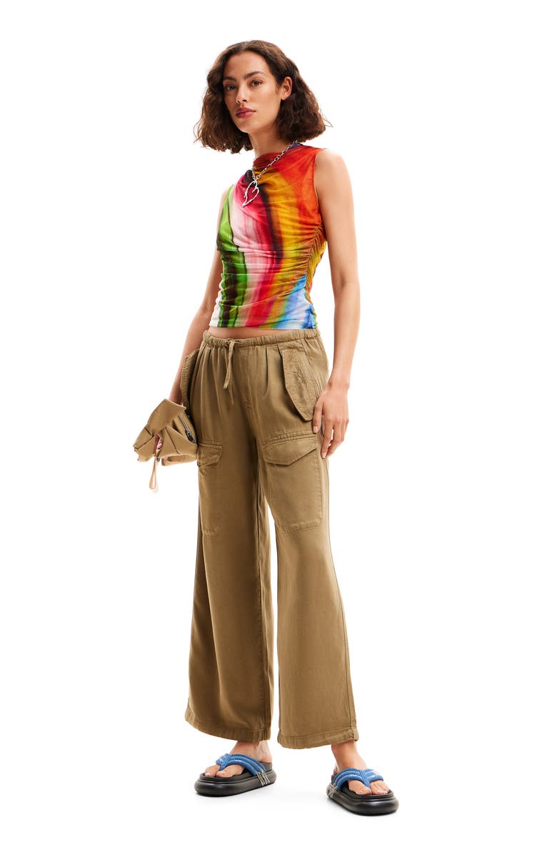 Desigual Tulle Wave Top, Alternate, color,
