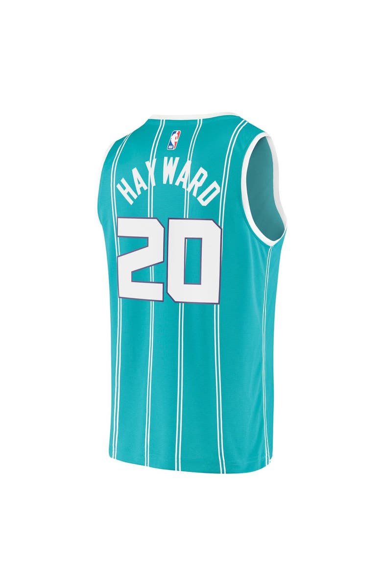 FANATICS Men's Fanatics Branded Gordon Hayward Teal Charlotte Hornets Fast Break Replica Jersey - Icon Edition, Alternate, color,