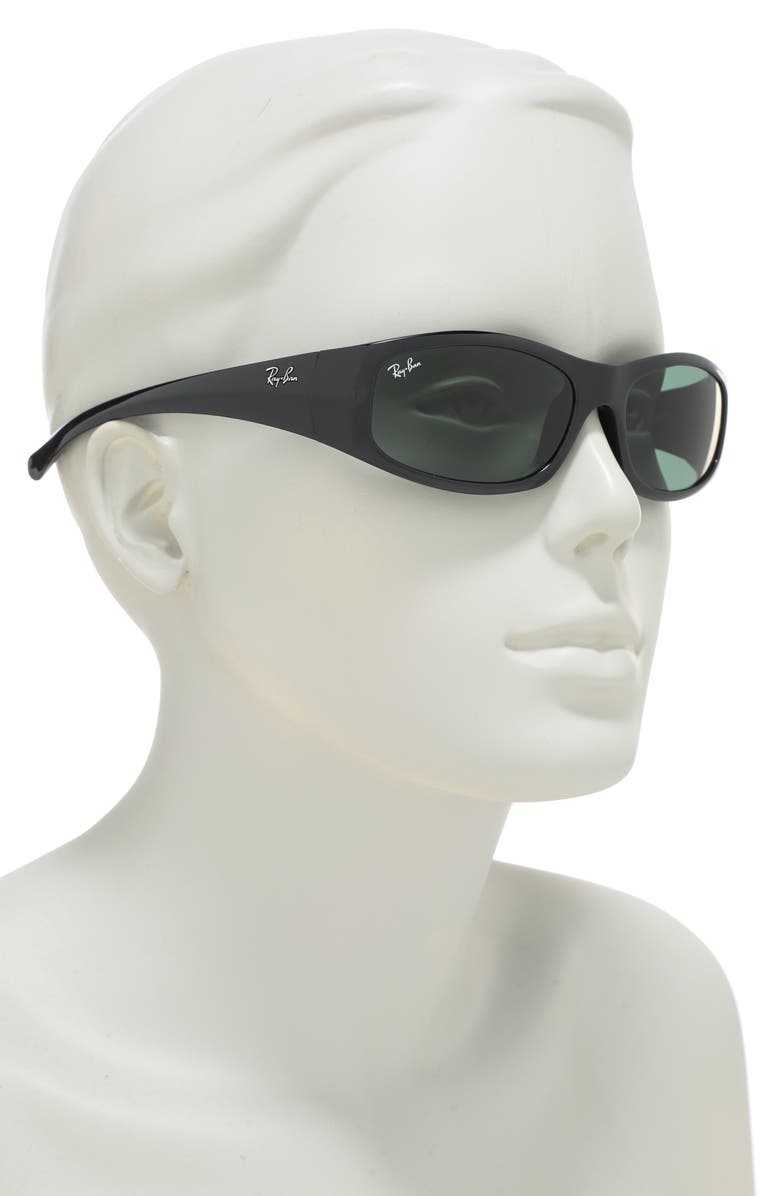 Ray-Ban 57mm Rectangle Sunglasses, Alternate, color, 