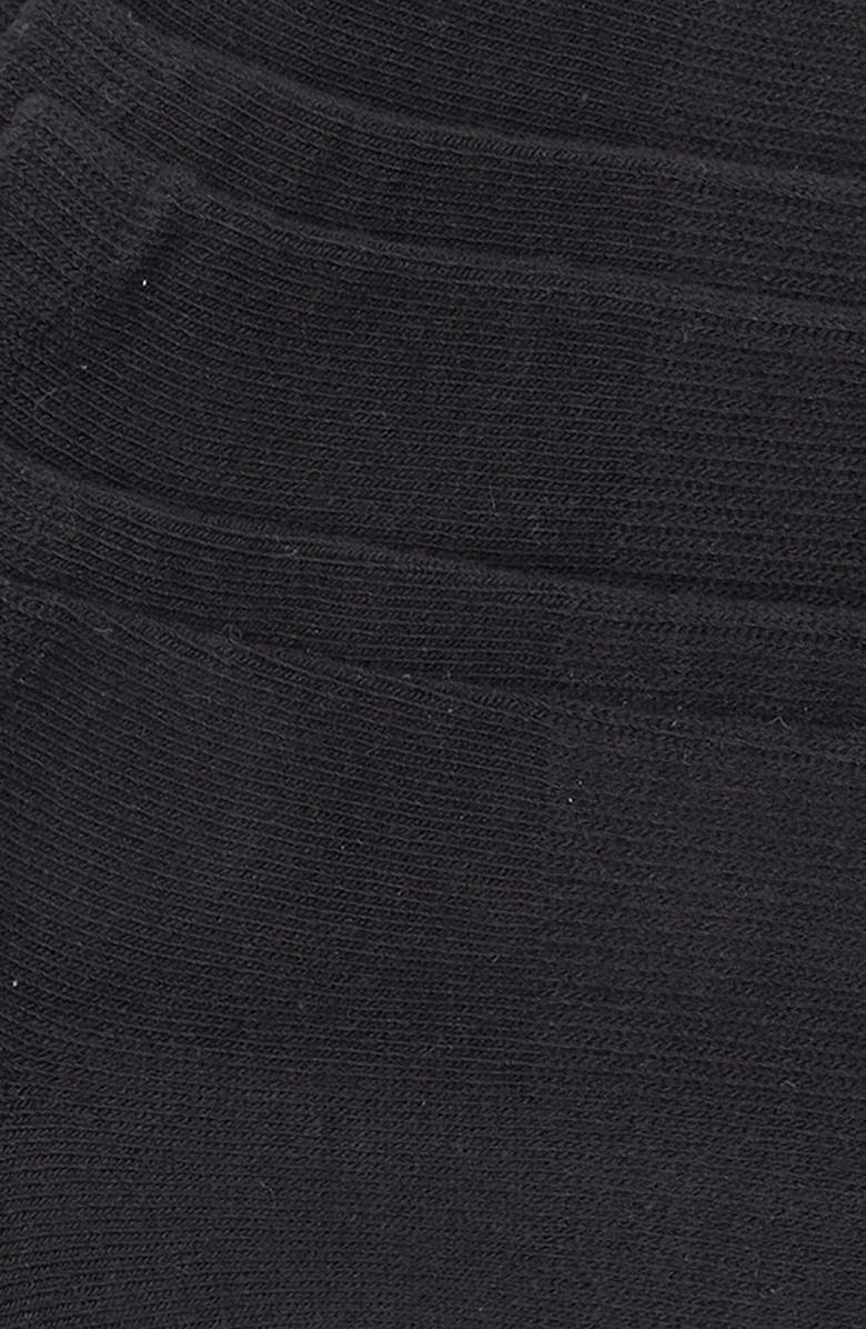 Nordstrom 3-Pack Everyday Tab Quarter Socks, Alternate, color, Black