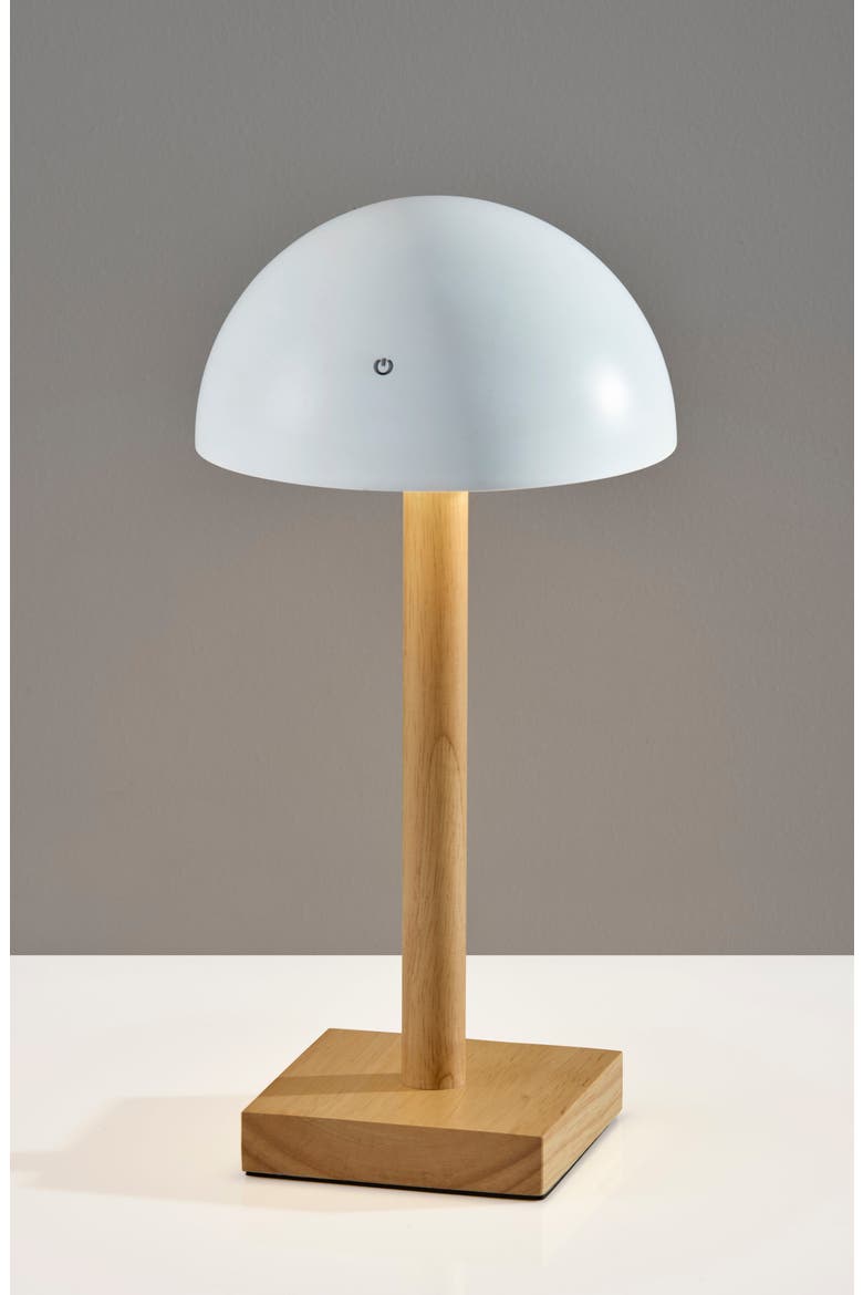 Nash LED Cordless Table Lamp, Alternate, color, WHITE