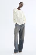 H&M Cape-detail Blouse