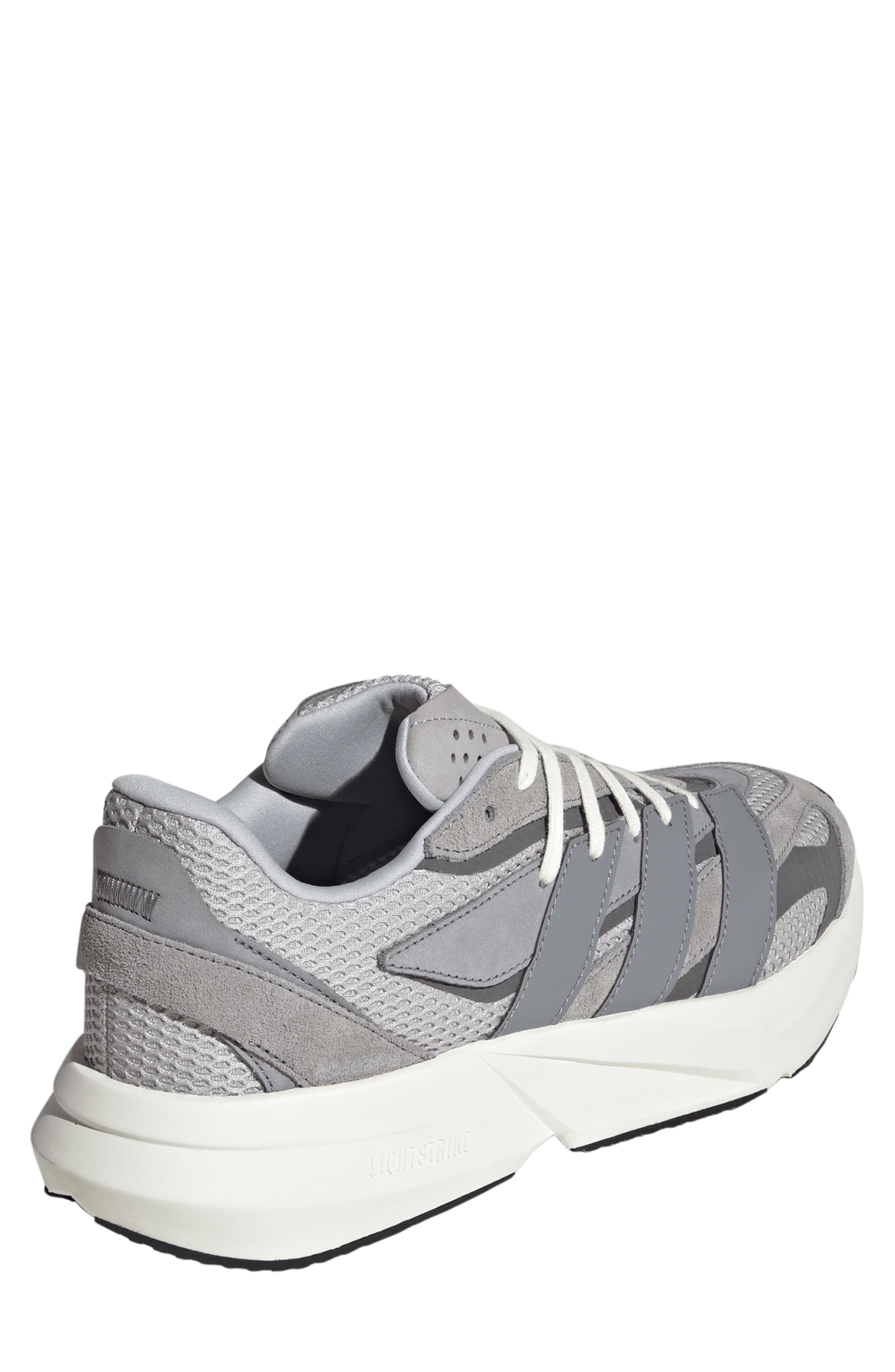adidas Lightblaze Sneaker, Alternate, color, Grey / Grey / Iron Met
