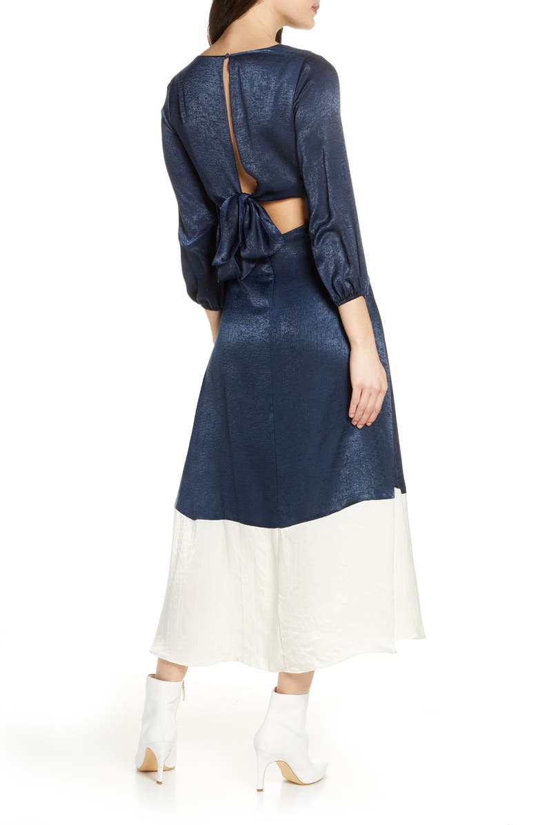 Ali & Jay New Horizons Satin Midi Dress, Alternate, color,