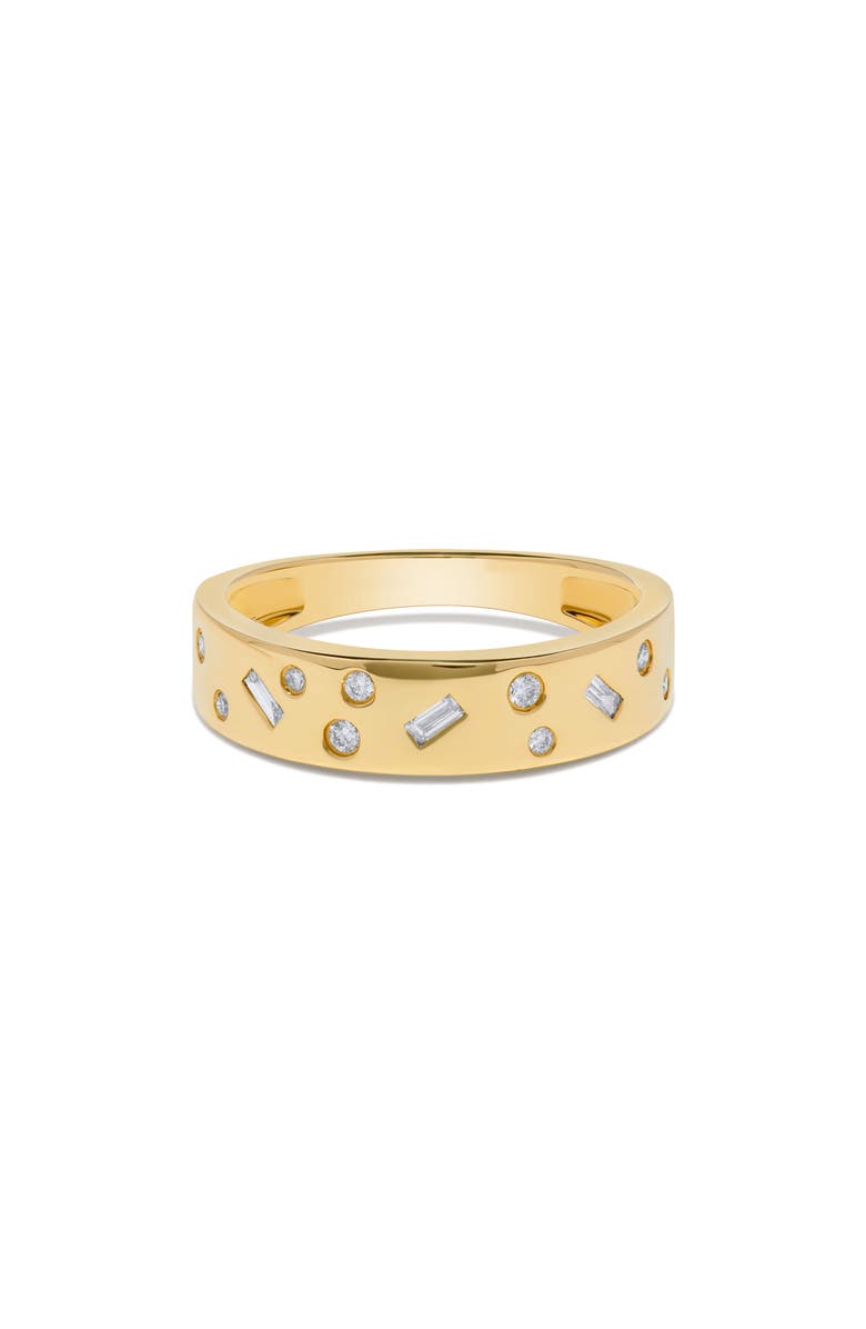 H.J. Namdar Diamond Mosaic Ring, Alternate, color, Yellow Gold
