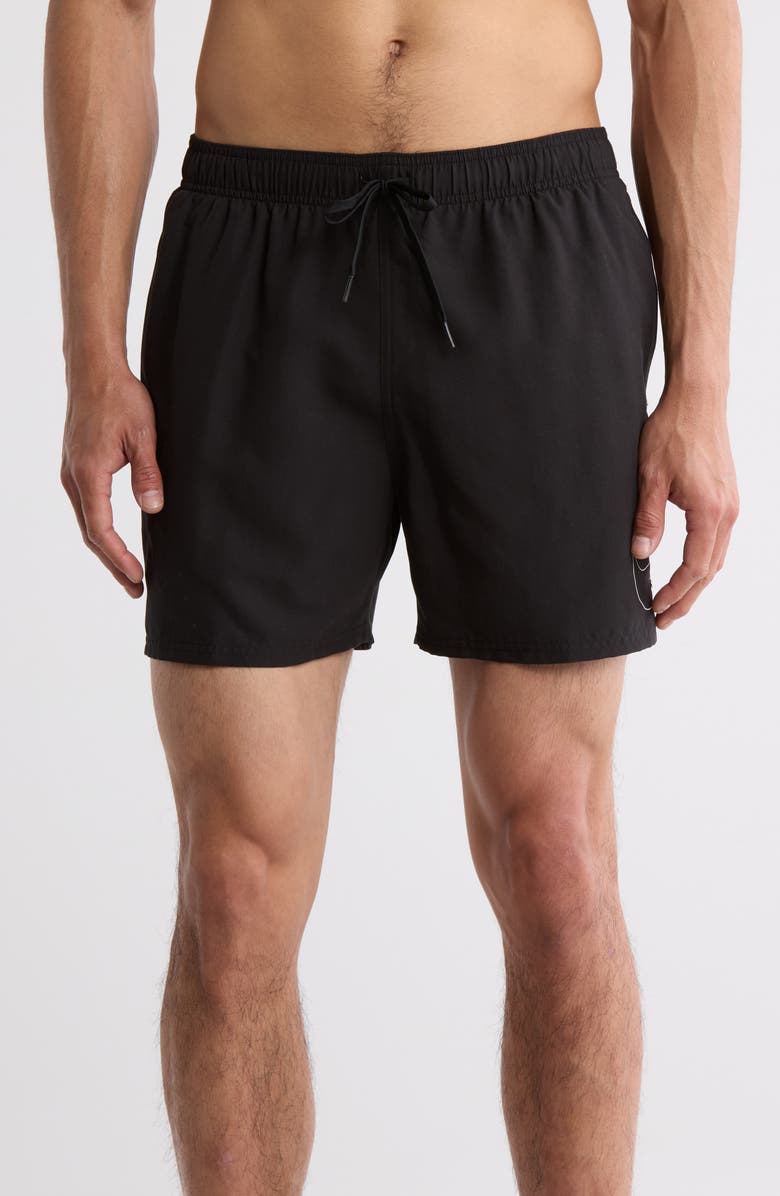 Nike 5-Inch Volley Swim Shorts, Main, color, Black