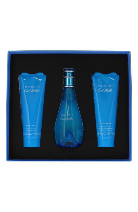 Cool Water For Her 3-Piece Fragrance Gift Set