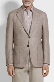 ZEGNA Couture Silk & Cashmere Sport Coat