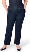 WARP+WEFT ASE High Waist Straight Leg Stretch Jeans