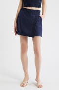 CIEBON Silla Embroidery Detail Cotton Skort