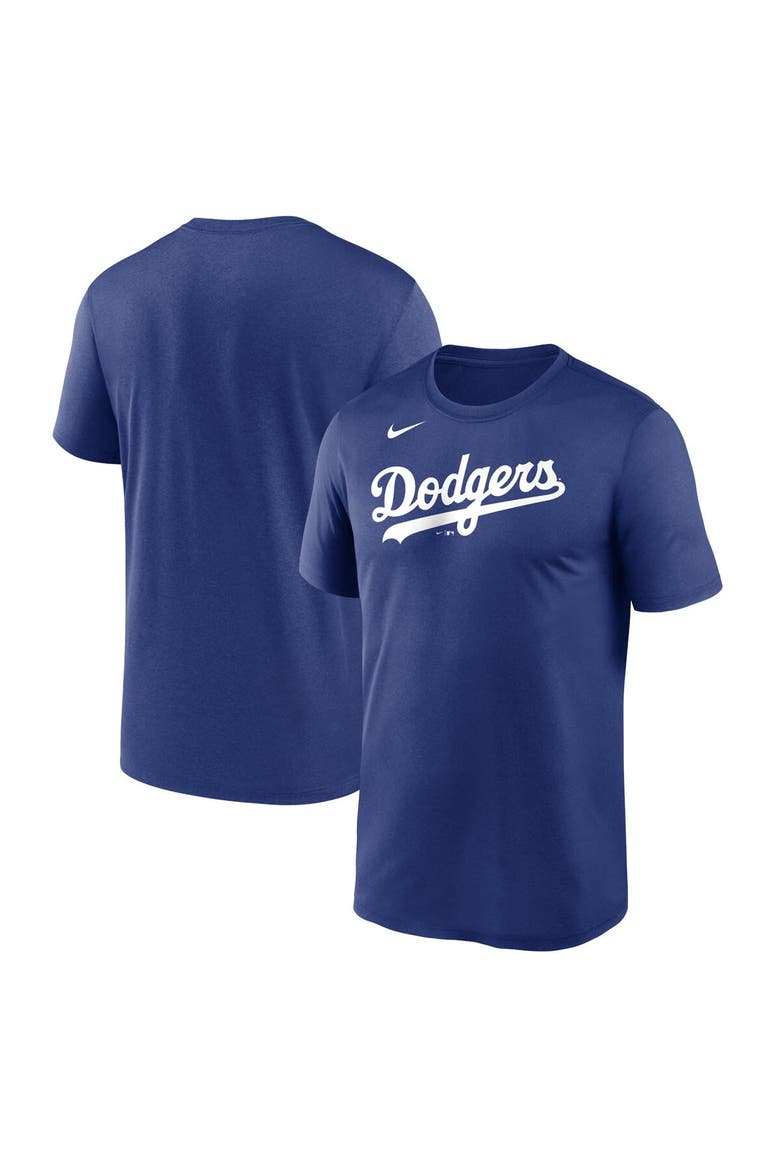 Men's Nike Royal Los Angeles Dodgers New Legend Wordmark T-Shirt, Main, color, Royal