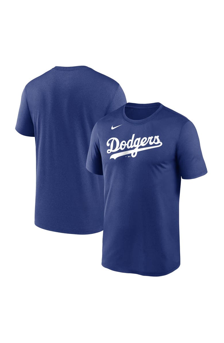 Nike Men's Nike Royal Los Angeles Dodgers New Legend Wordmark T-Shirt, Main, color, 